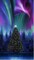 Timeless Treasures Christmas 24 x 42 Northern Lights Christmas Tree Panel 100% Cotton